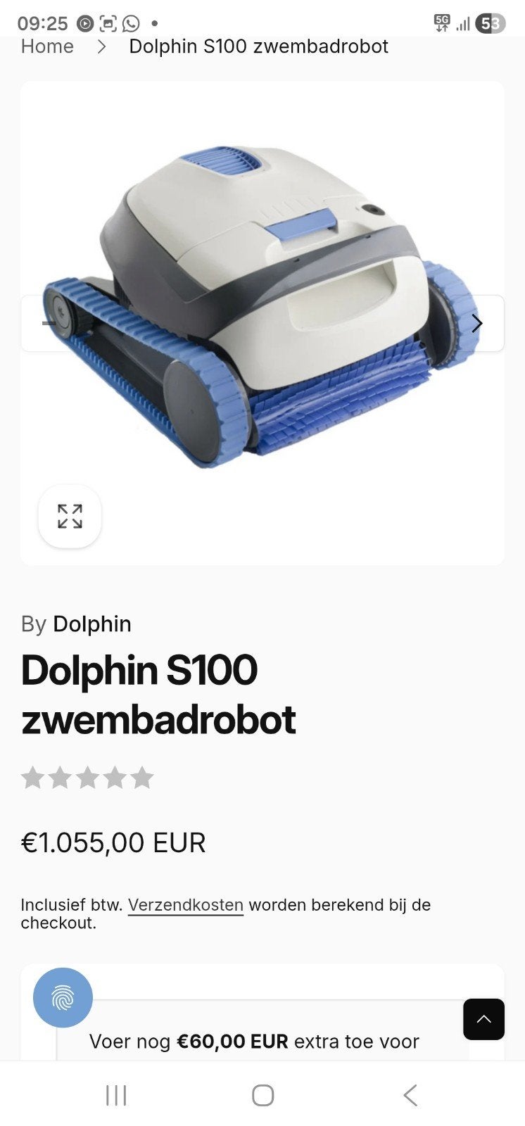 Nieuwe
Zwembadrobot dolphin s100, Tuin en Terras, Zwembad-toebehoren, Ophalen