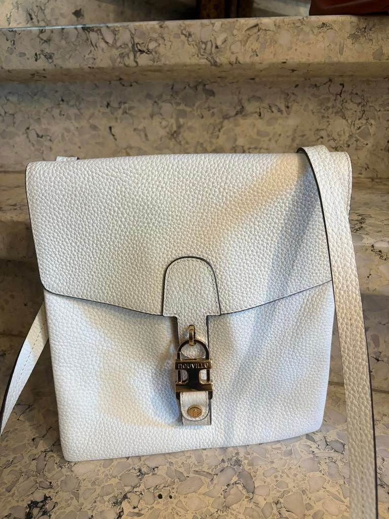 NEUVILLE lederen crossbody tas - NIEUW, Bijoux, Sacs & Beauté, Sacs | Sacs Femme, Neuf, Enlèvement ou Envoi