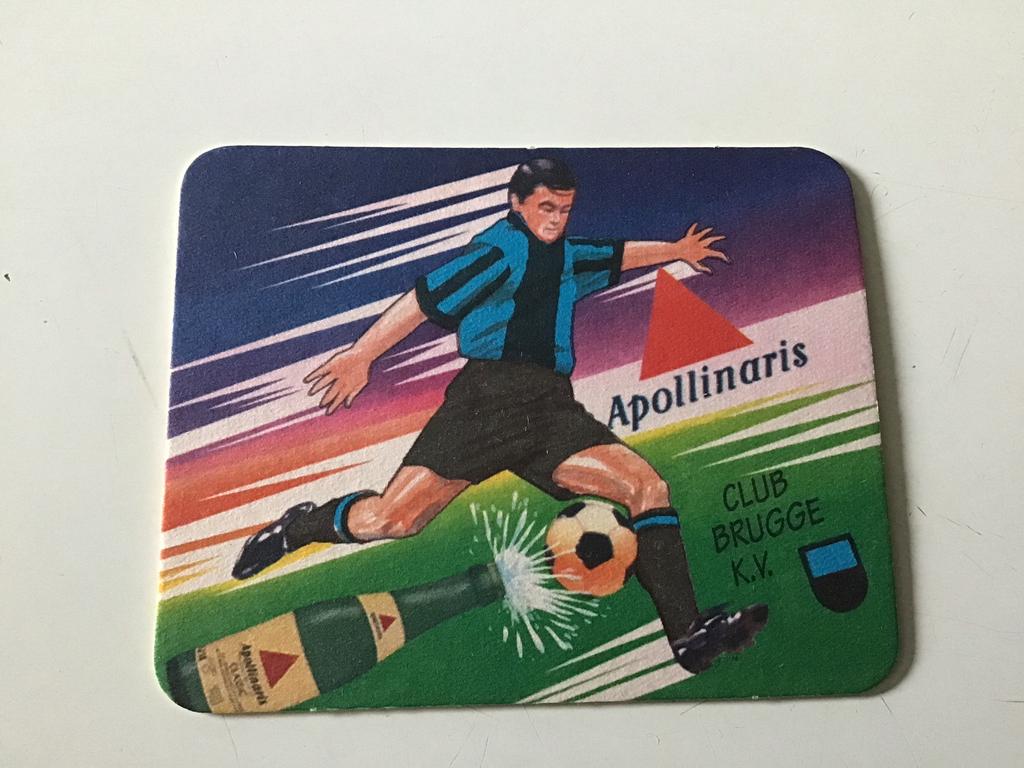 Viltje Club Brugge Apollinaris, Ophalen, Zo goed als nieuw, Viltje(s)