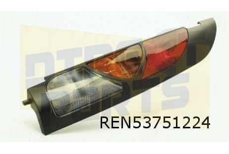Renault Kangoo (12/97-6/03) achterlicht Rechts (bij deurtjes, -, -, Nieuw, -