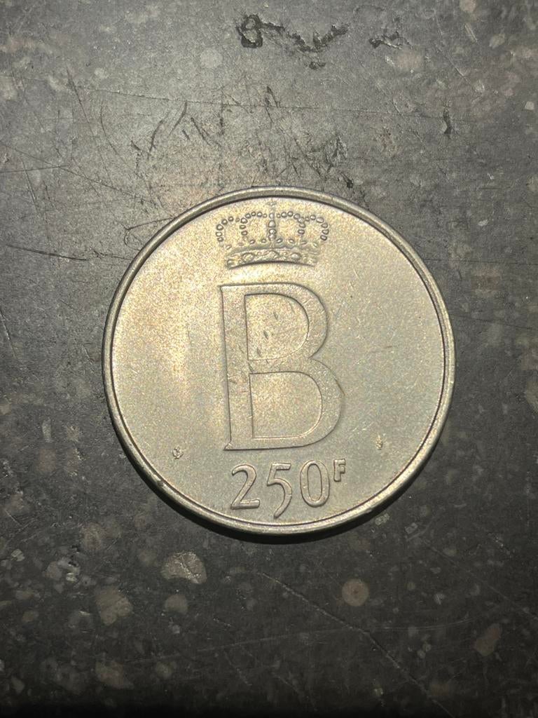 250 Belgische frank 1976, Postzegels en Munten, Munten | België, Ophalen of Verzenden
