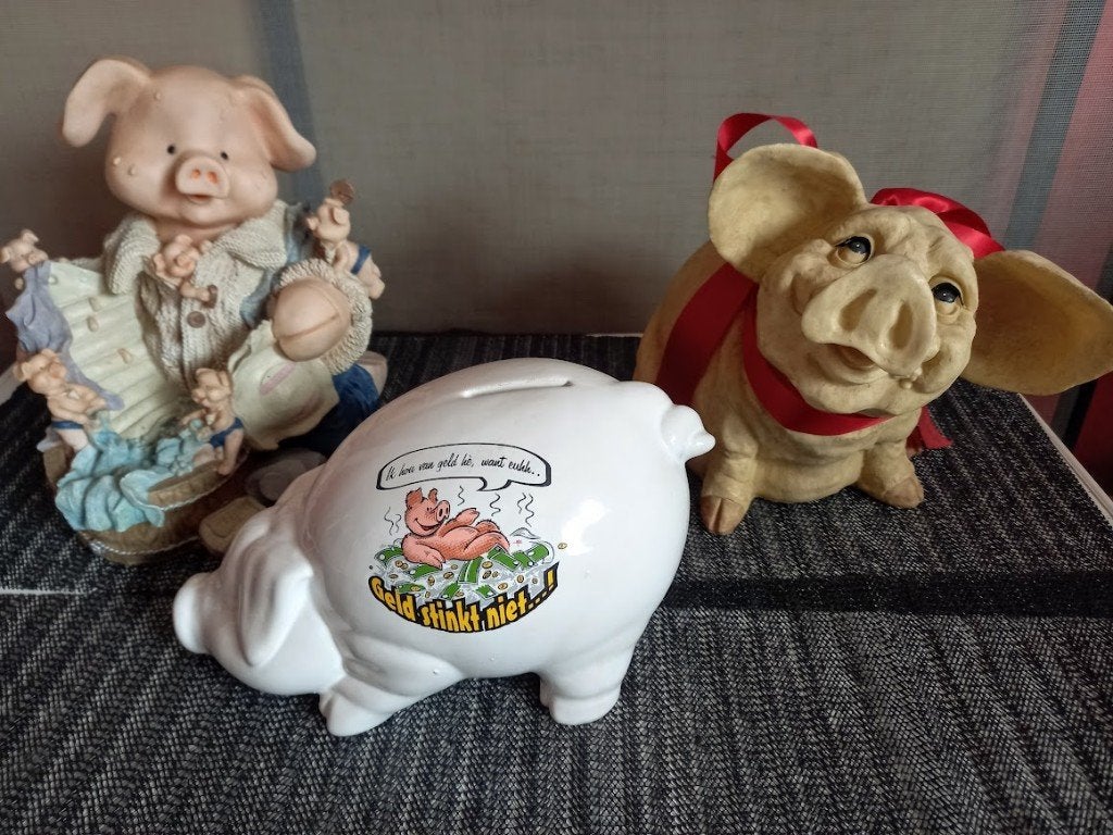 grote varkens, Ophalen