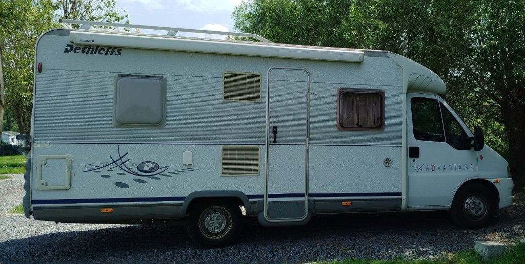 Motorhome Dethleffs Advantage faible KM type T6501, Caravans en Kamperen, Mobilhomes, Caméra de recul, Fiat, 6 tot 7 meter, Particulier