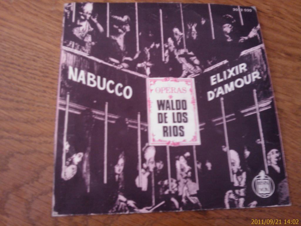 Vinyle. Nabucco / Elixir d'amour. 45 tours., Ophalen, Zo goed als nieuw