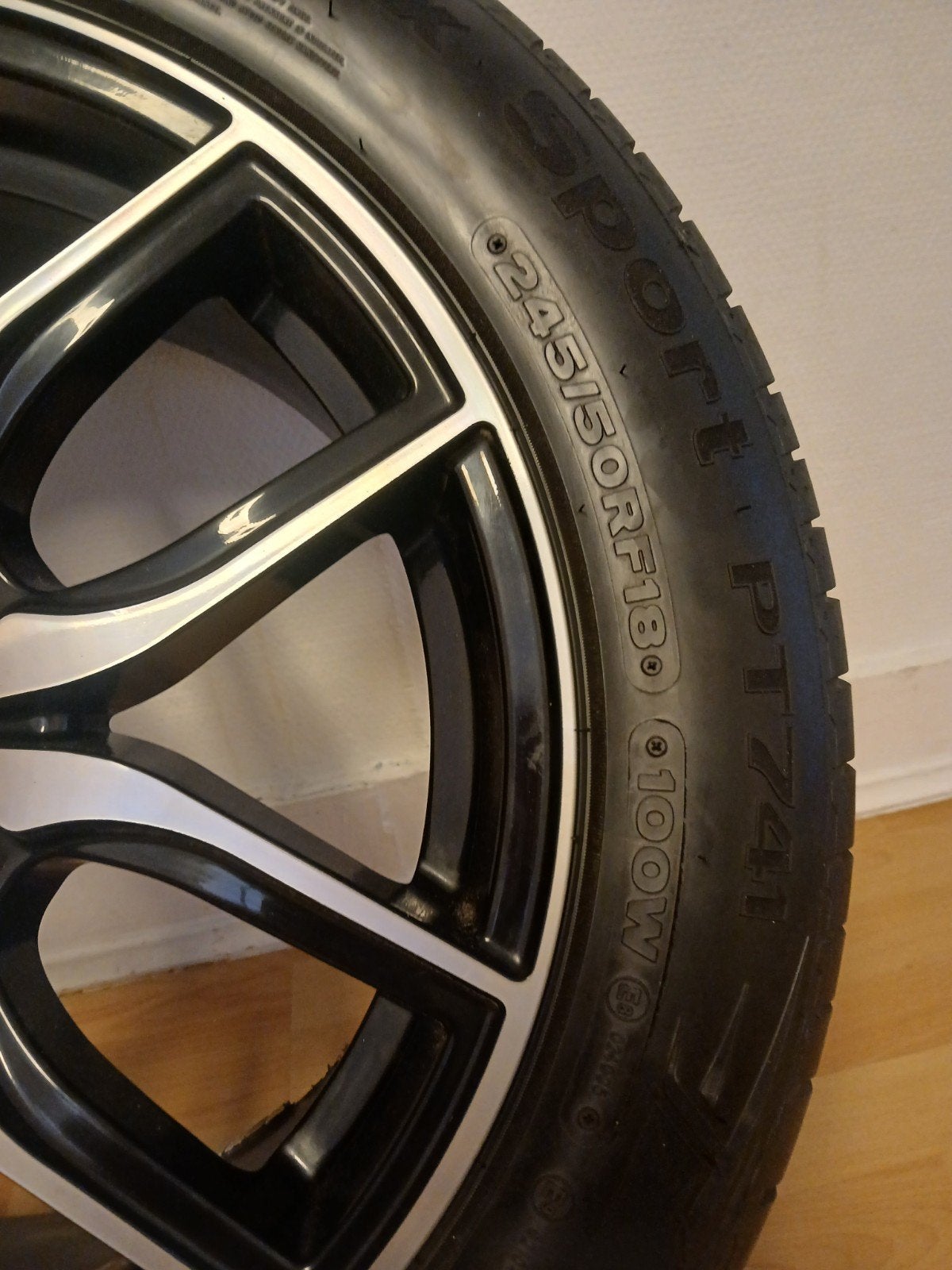 Jantes BMW Monaco Gloss Black avec pneus ! ! ! 18 pouces, Enlèvement ou Envoi, Véhicule de tourisme, 18 pouces, Utilisé