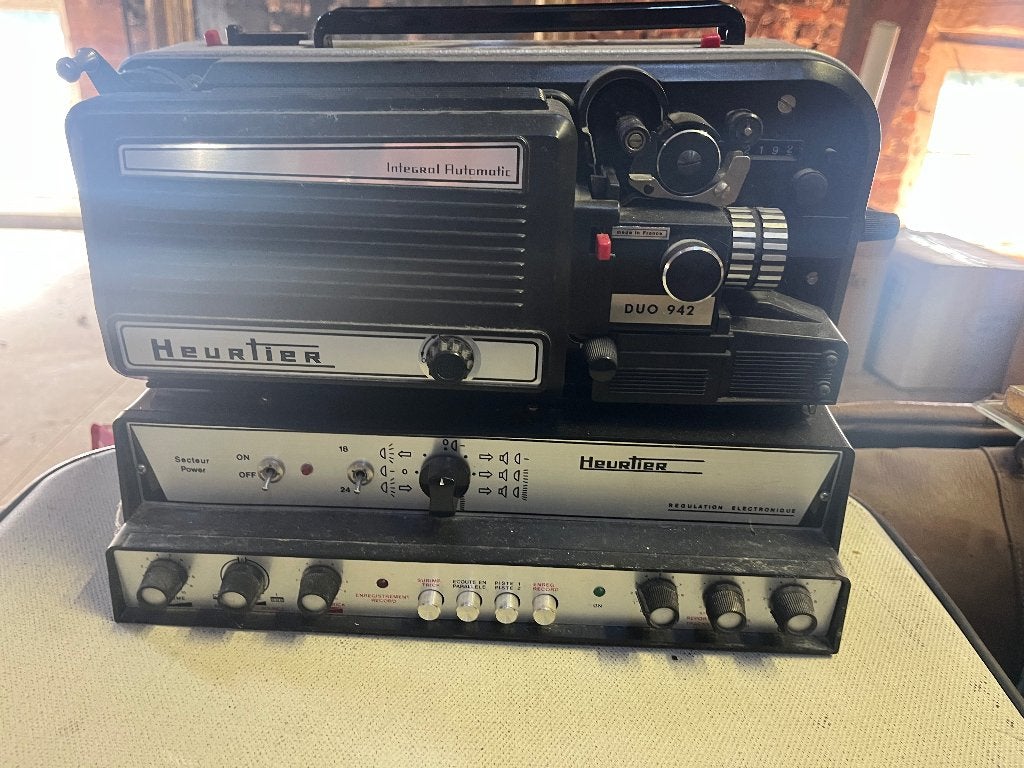Projecteur HEURTIER DUO 942 – 8 mm / Super 8, Enlèvement, 1960 à 1980, Projecteur