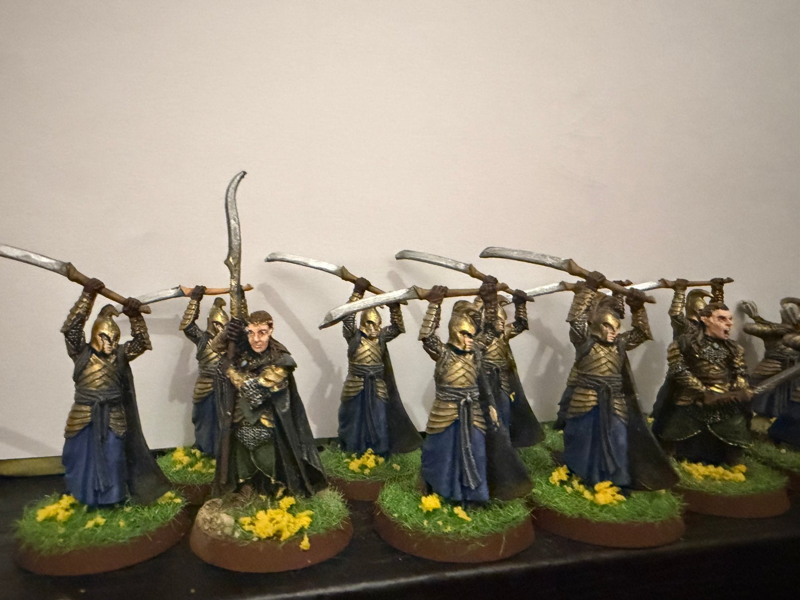 Elfes MESBG — Elrond, Gil-Galad et Elfes — peints, Enlèvement ou Envoi, Utilisé