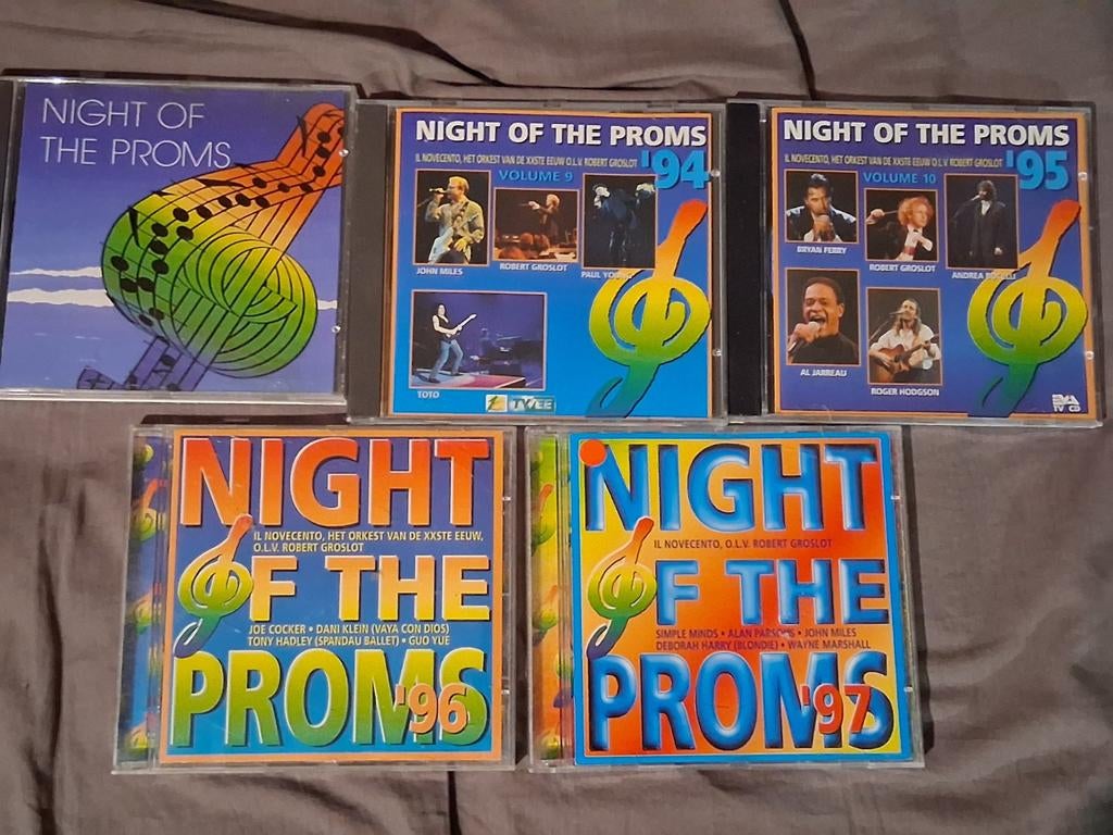 7 cd´s Night of the proms; 1986,1994-1997, 2000 & best of, Ophalen of Verzenden, Zo goed als nieuw, Overige genres