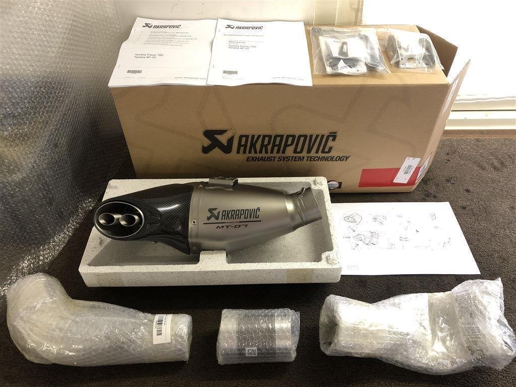 Akrapovic 907983349000 uitlaat Yamaha MT-07 MT07 21-23 + kat, Motos, Enlèvement ou Envoi, Neuf