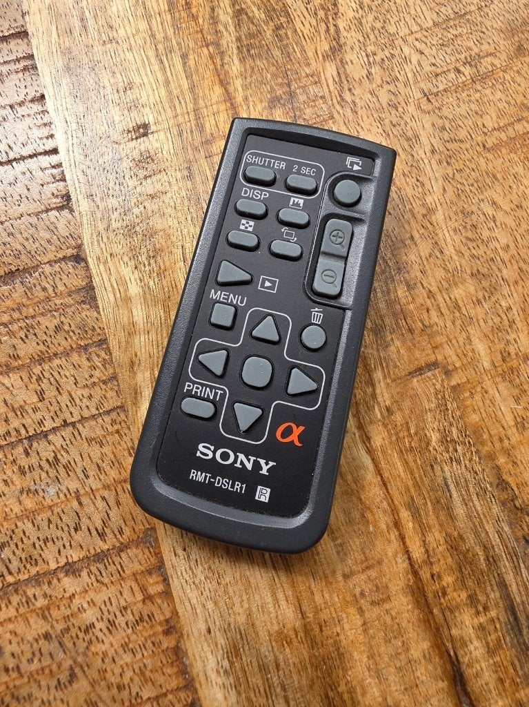 Sony RMT-DSLR1 afstandsbediening voor NEX, DSLR of SLT, Ophalen, Zo goed als nieuw, Origineel