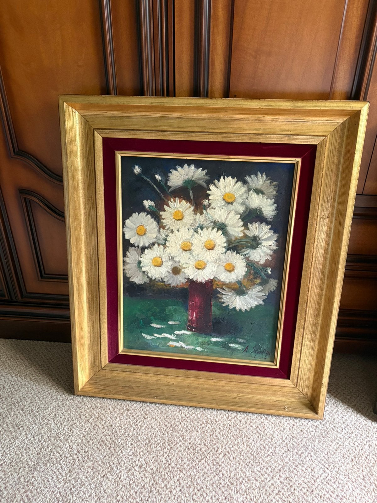 Schilderij Albert Steel, Acrylverf, Doek, Impressionistisch, Gesigneerd