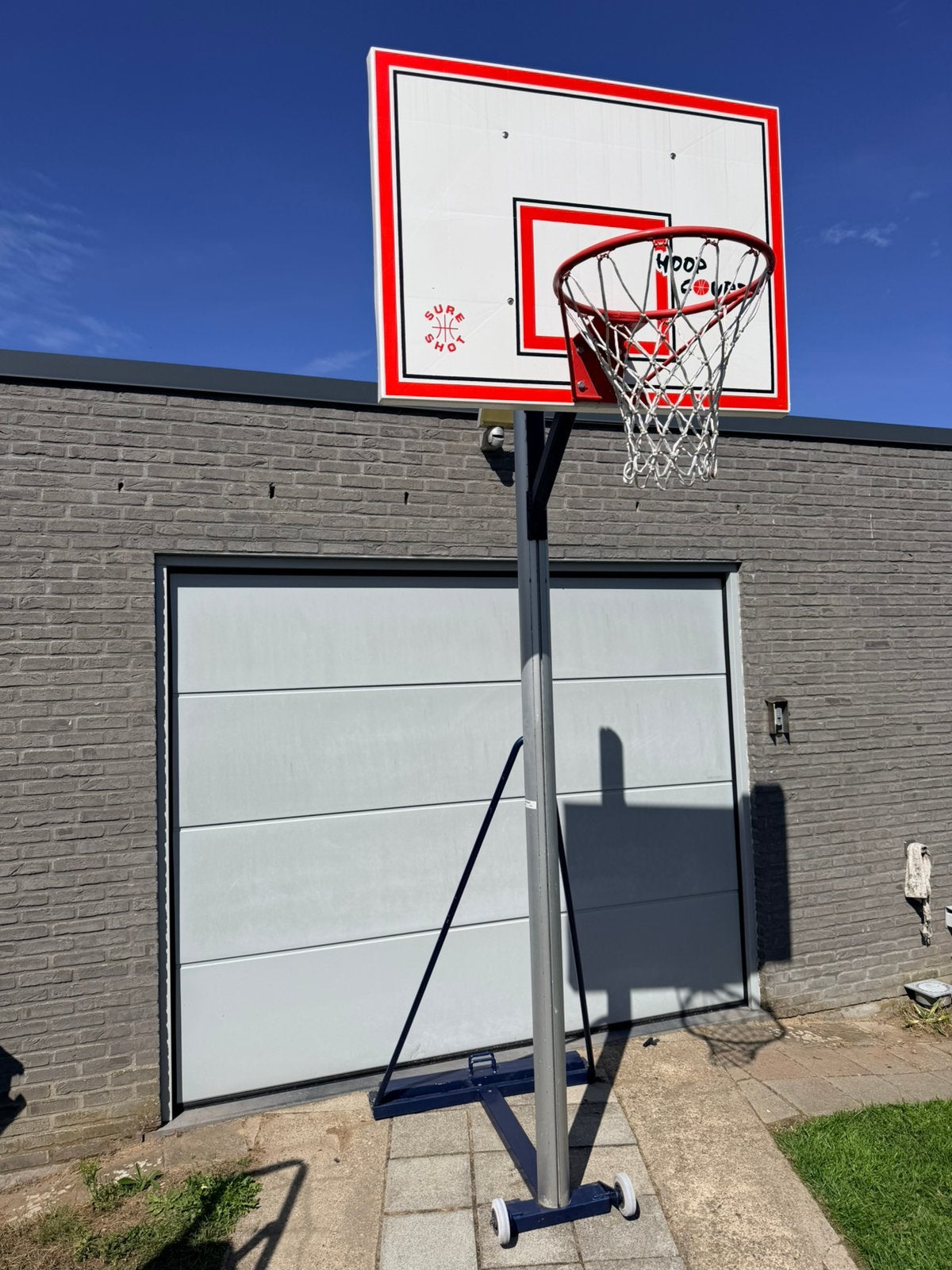 Professionele mobiele basketbalpaal Janssen-Fritsen, Sport en Fitness, Ophalen, Gebruikt