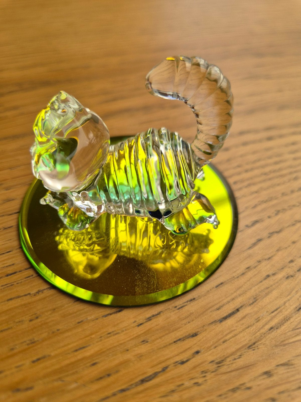 Chat du chessire en cristal, Enlèvement, Neuf, Statue ou Figurine
