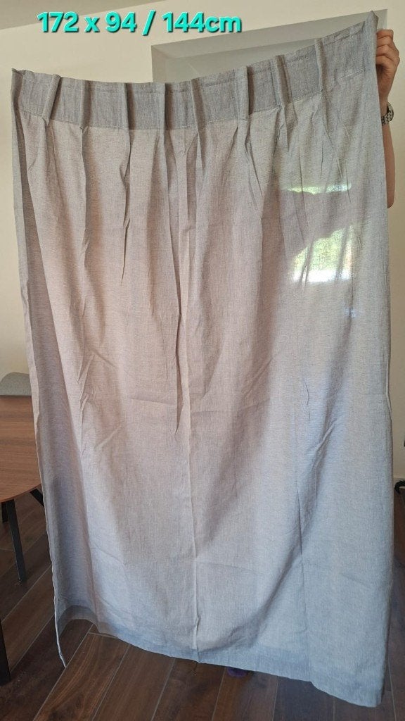 IKEA Hannalill gordijnen Grijs, Ophalen, Gebruikt, 172 cm, 94 cm