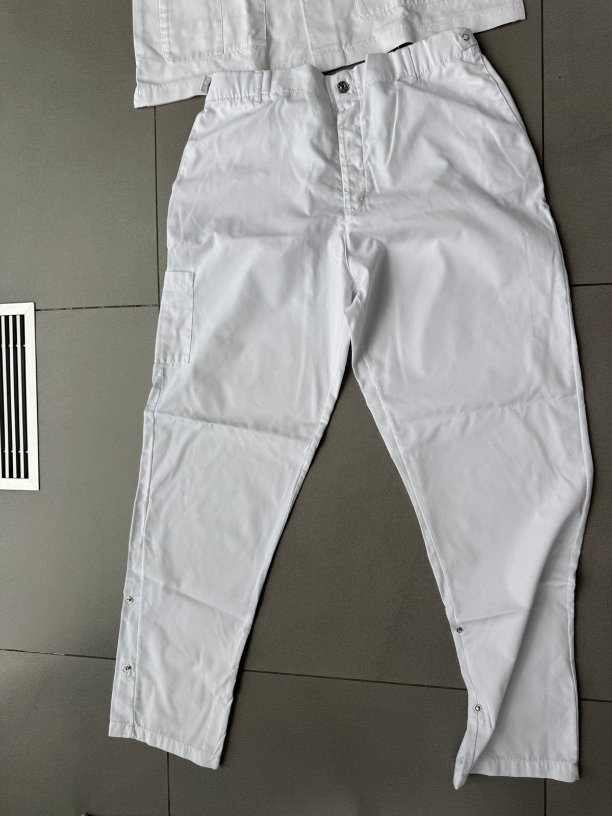 Kiné broek van pak, Kleding | Dames, Ophalen, Gedragen, Maat 46/48 (XL) of groter, Wit