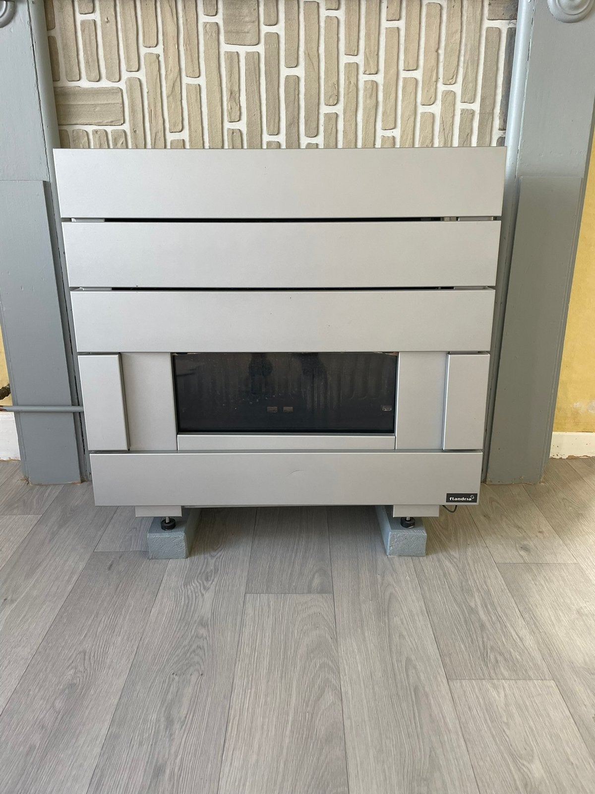 Feu au gaz très bon état, Maison & Meubles, Poêles, Enlèvement, Comme neuf, Gaz, Chauffage à gaz