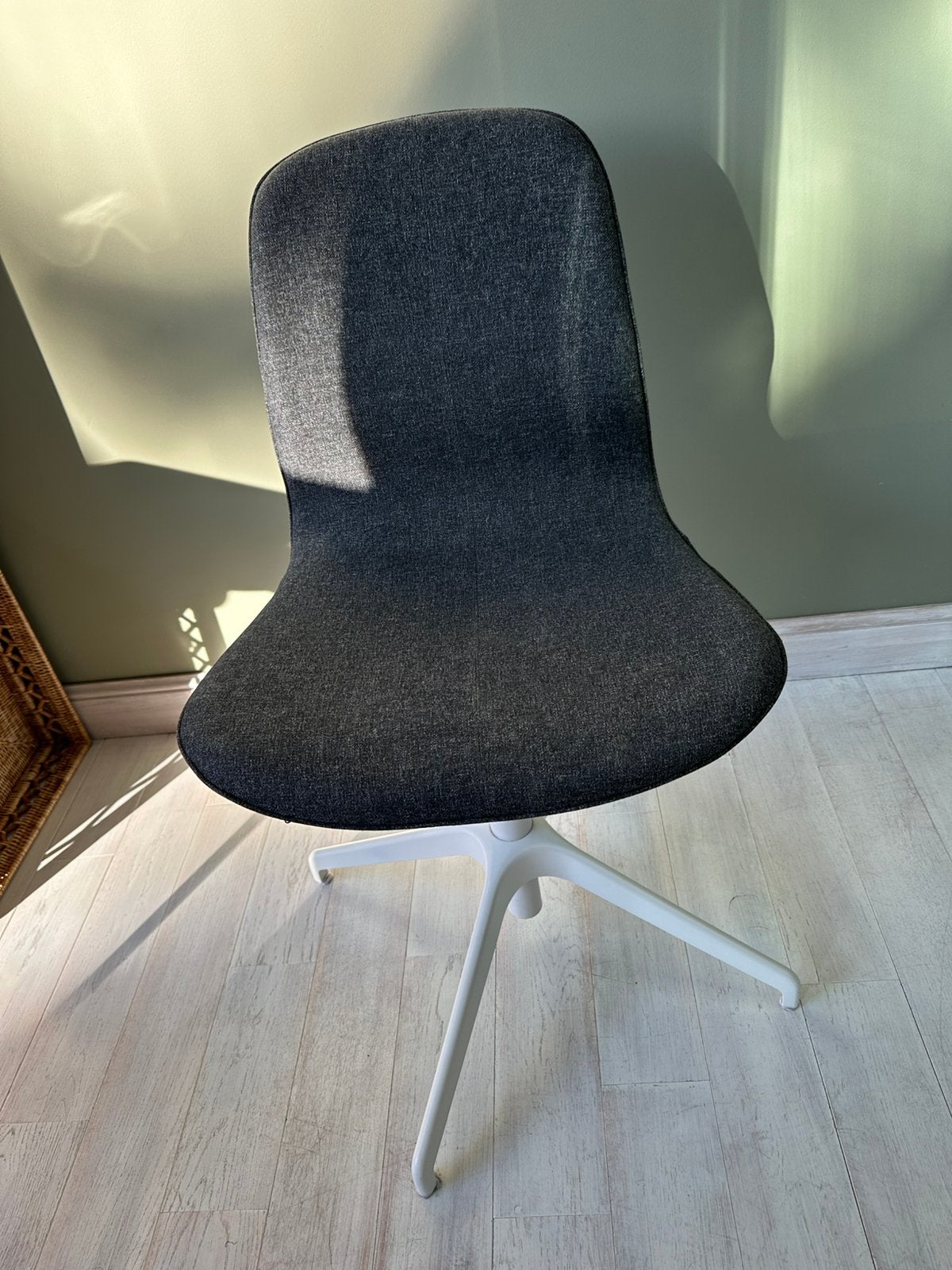 Ikea långfjäll bureaustoel, Maison & Meubles, Chaises de bureau, Gris, Comme neuf, Enlèvement, Chaise de bureau