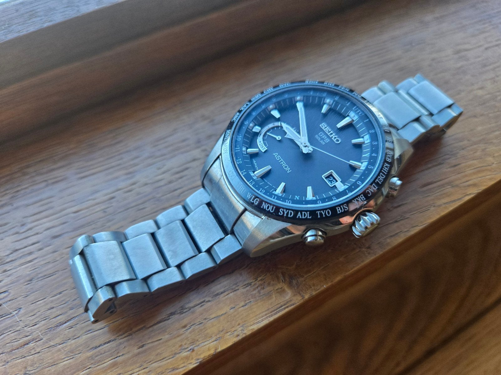 Seiko Astron, Handtassen en Accessoires, Ophalen, Polshorloge, Overige materialen, Zo goed als nieuw