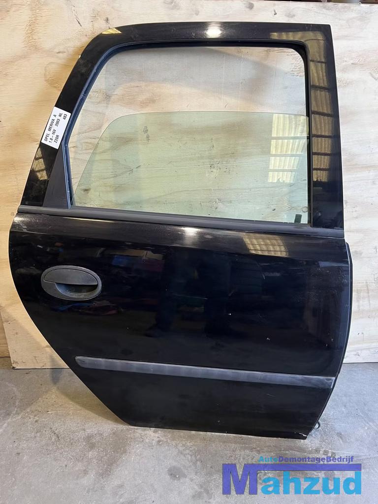 OPEL MERIVA A Zwart Z20R Rechts achter deur 2003-2010, Auto-onderdelen, Carrosserie, Gebruikt, Deur, Kontakt@opel-infoservice.de