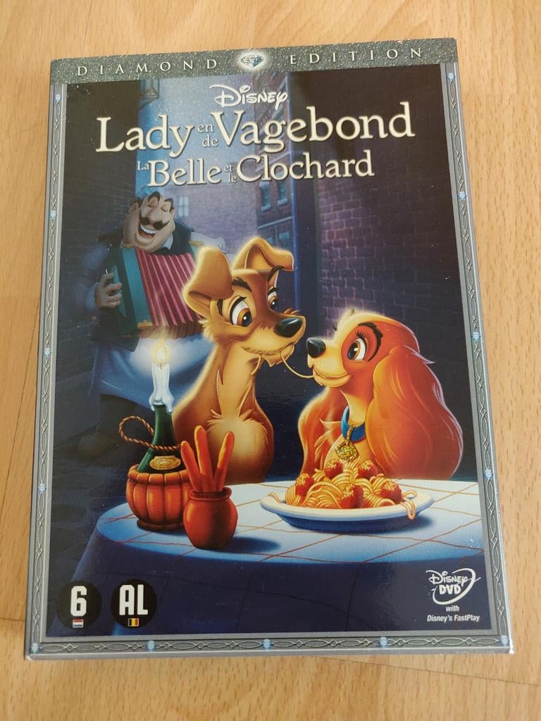 Lady en de vagebond Nieuw dvd, Cd's en Dvd's, Ophalen of Verzenden