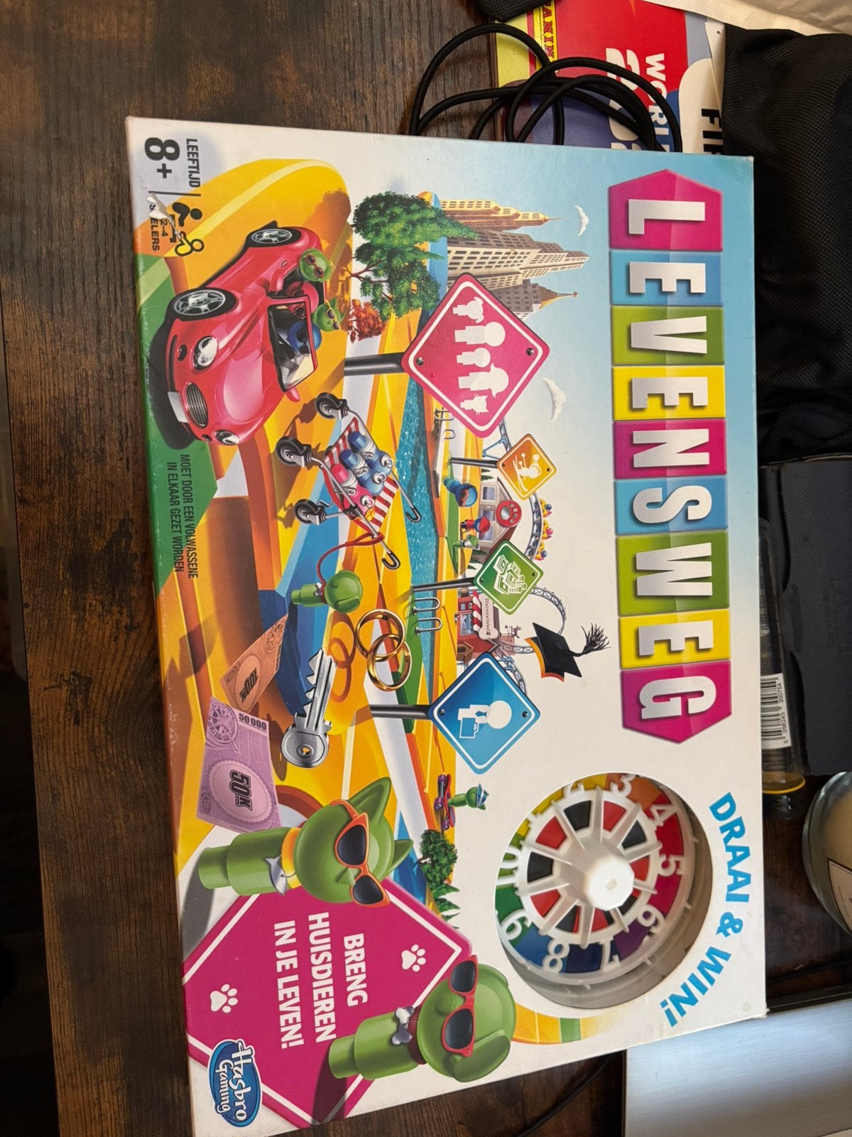 Levensweg – gezelschapsspel, Hobby en Vrije tijd, Ophalen, Zo goed als nieuw