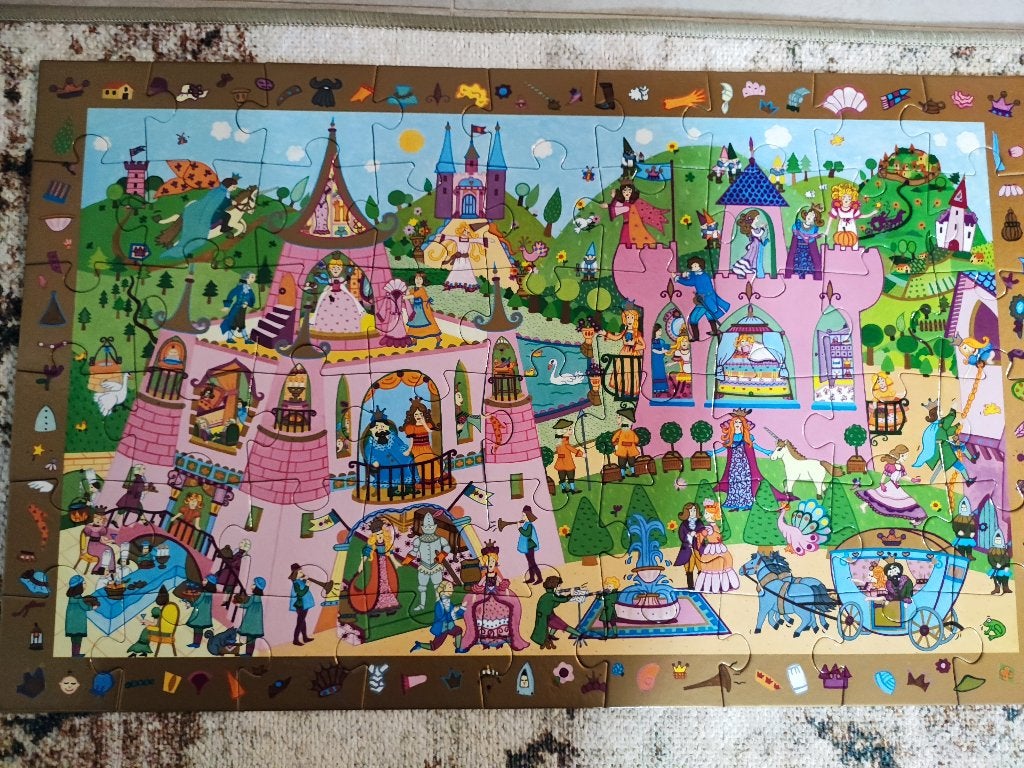 **31.Puzzel 54pc “ OBSERVATION”  ( 4+ )  * 10€ (1+1gratis), Ophalen, 10 tot 50 stukjes, Zo goed als nieuw, 4 tot 6 jaar