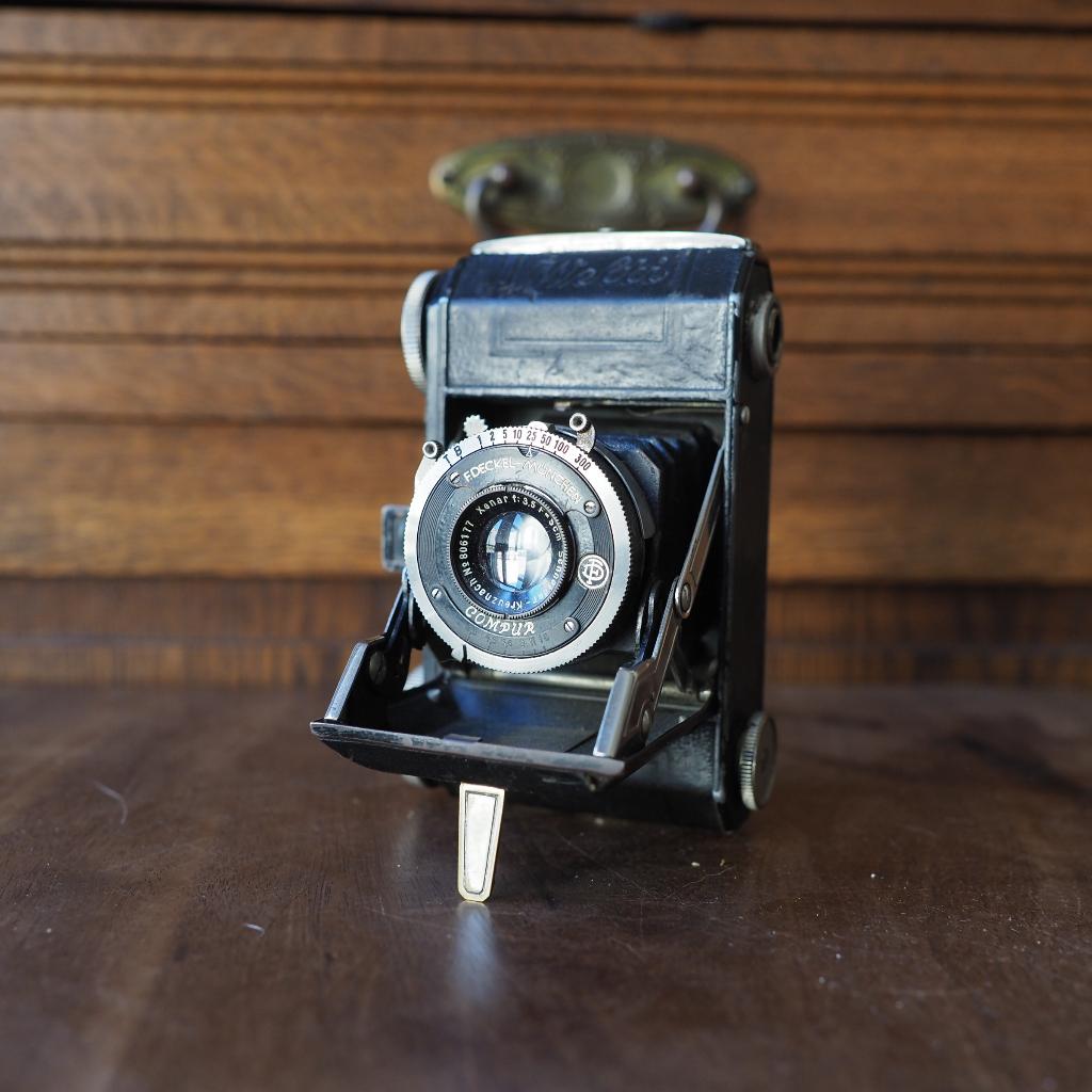 antiek fototoestel met balg Deckel Welta Welti, Ophalen of Verzenden