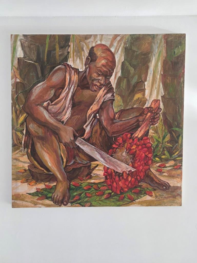 Congolees Artiest -  Maketa 2017, Antiquités & Art, Enlèvement