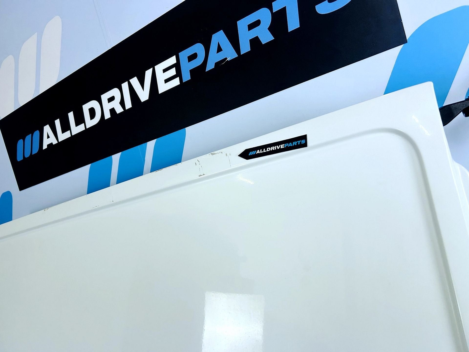 Porte coulissante droite Ford Transit Custom blanche sans vi, -, Droite, Utilisé, Porte