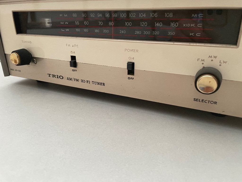 Très rare tuner à tubes kenwood, Audio, Tv en Foto, Tuners, Ophalen of Verzenden, Gebruikt