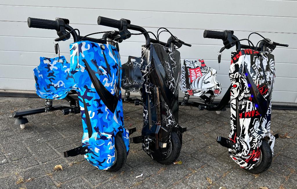 Elektrische Drift Trike Kart 250W Bluetooth cadeautip NIEUW, Kinderen en Baby's, Ophalen of Verzenden, Nieuw