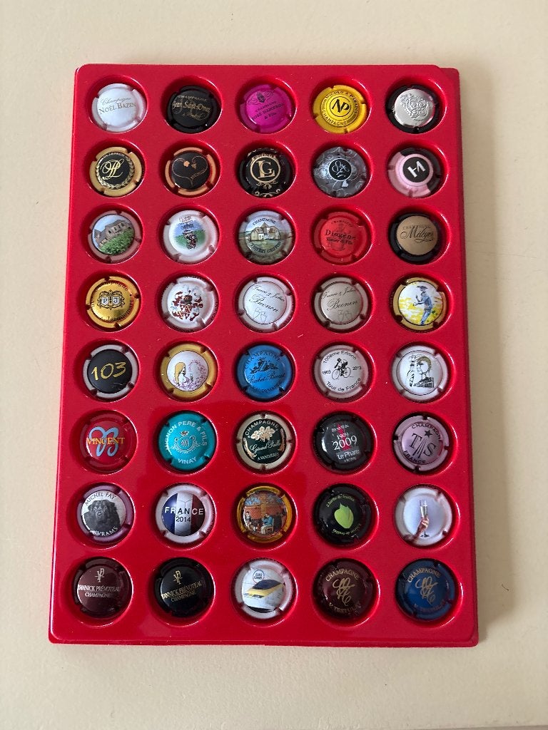Champagne capsules 40 stuks gevarieerd lot P2, Verzamelen, Ophalen of Verzenden