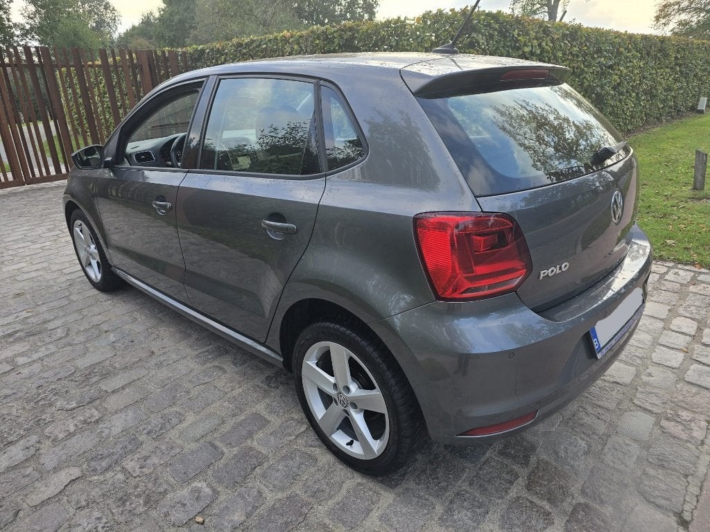 Volkswagen Polo 1.4 TDi BlueMotion / 132.006 km / Euro 6b, Autos, Argent ou Gris, Euro 6, Entreprise, Noir
