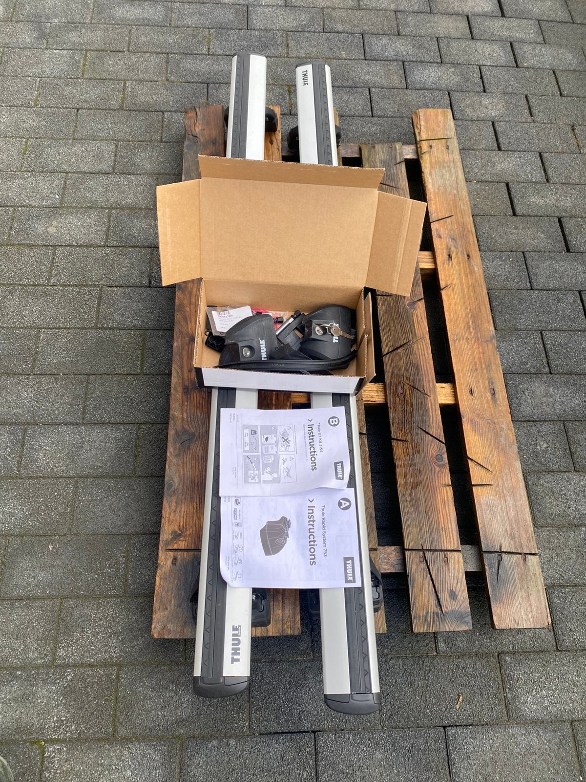Thule Mercedes E-Class(W213)bj2016 dakdragers, Auto diversen, Dakdragers, Ophalen, Zo goed als nieuw