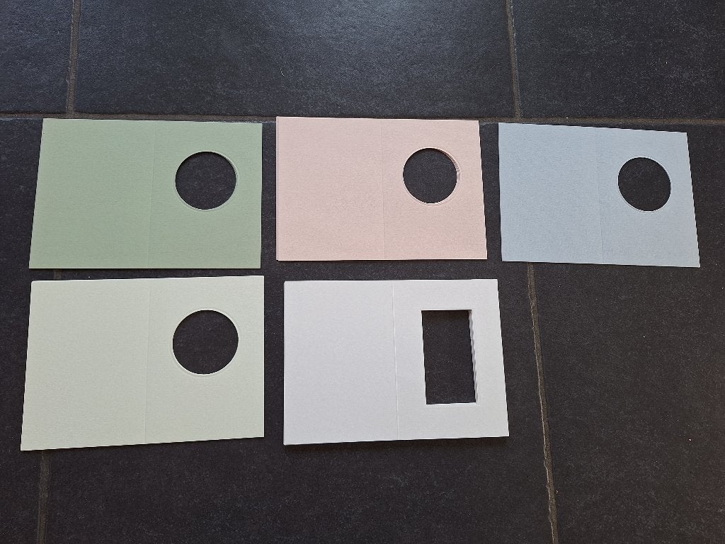 35 nieuwe passe-partout kaarten, Hobby en Vrije tijd, Ophalen of Verzenden, Nieuw, Blanco kaart of Basiskaart