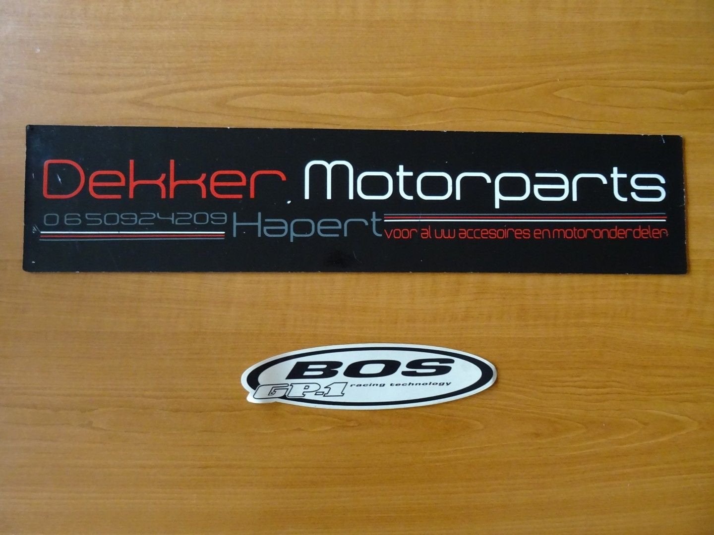 Bos Exhausts Uitlaat / Demper Sticker # Bos GP-1 Racing Tech, Motos, Accessoires | Autocollants, Enlèvement ou Envoi, -, -, -