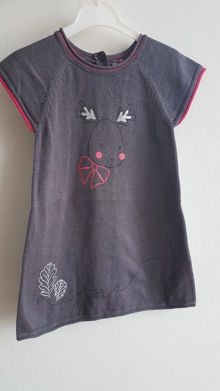 ORCHESTRA - Robe avec renne - T.23 mois/86 cm, Robe ou Jupe, Enlèvement ou Envoi, Utilisé, Fille