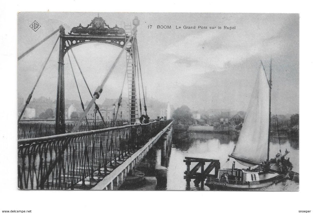 Willebroeck P634bis 17 boom la grand pont zie beschrijving, Enlèvement ou Envoi, Affranchie, Anvers