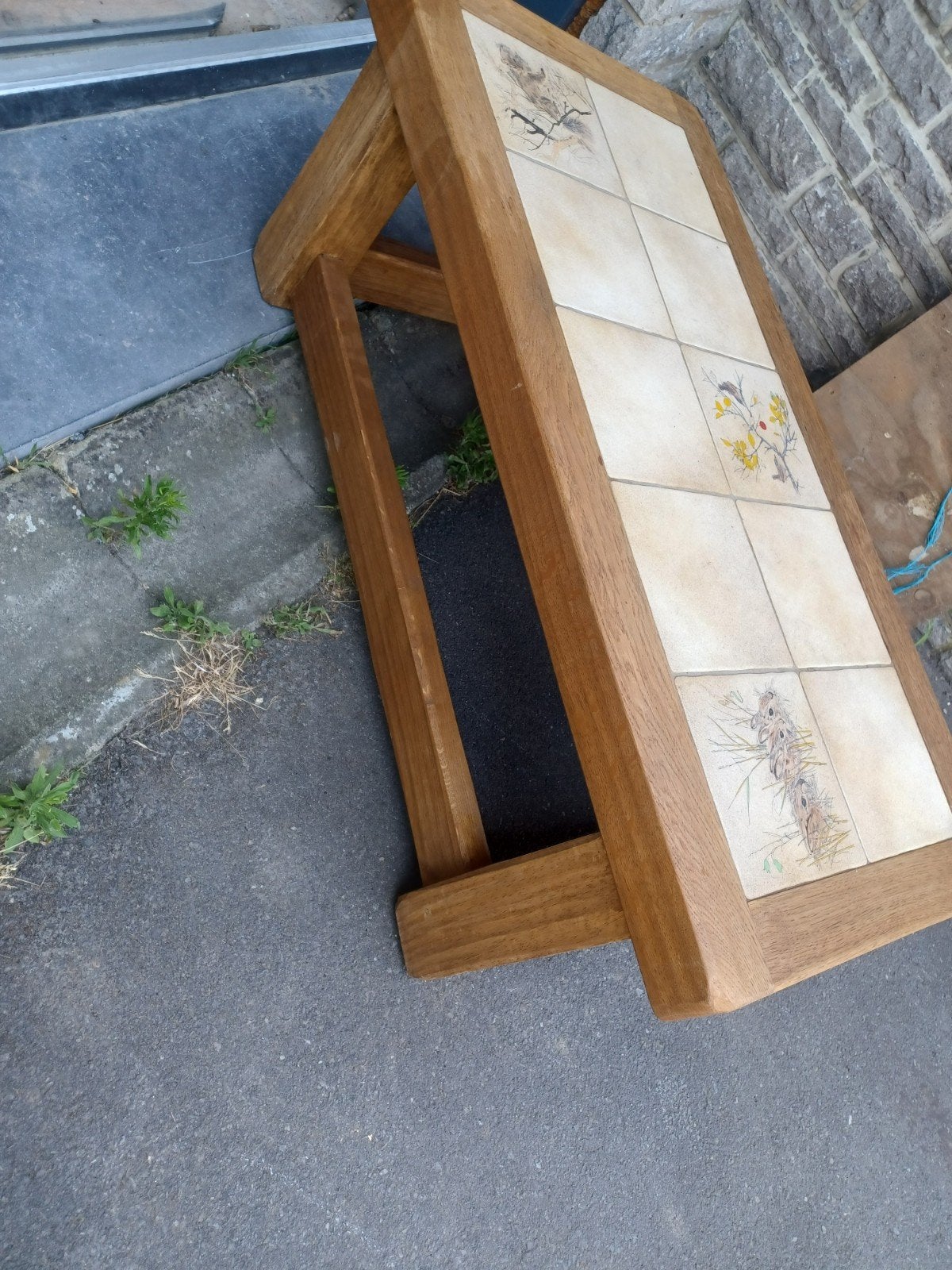 table en chêne de salon, Enlèvement, Chêne