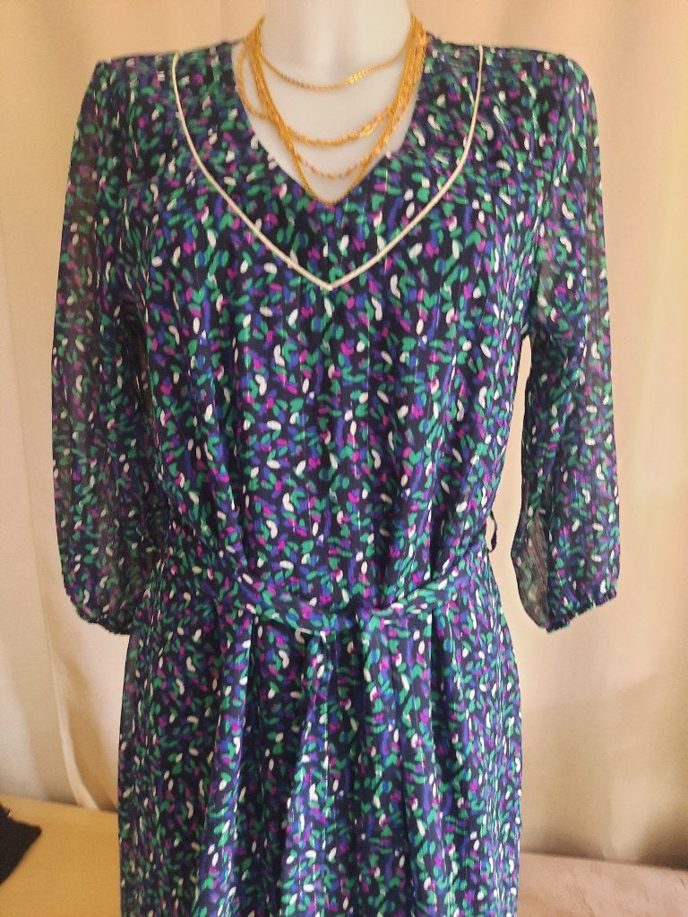 Leuk blauw kleedje 42, Kleding | Dames, Lola-liza, Blauw, Maat 42/44 (L), Ophalen of Verzenden