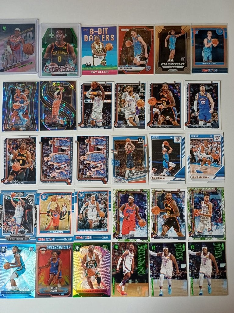 NBA cards Oklahoma City Thunder, Ophalen, Nieuw, Meerdere plaatjes