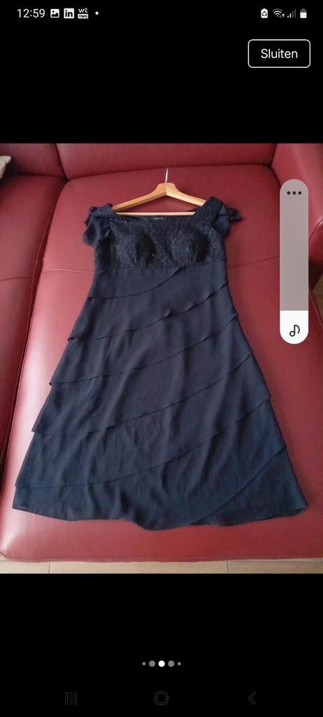 Zomerfeestjurk met laagjes met bolero maat 38, Kleding | Dames, Ophalen of Verzenden, Maat 38/40 (M)