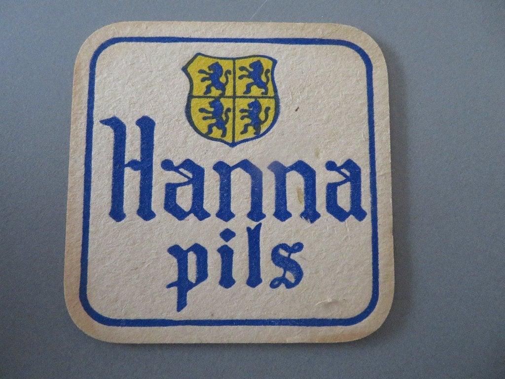 bierviltje Hanna Pils brouwerij Labor, Collections, Enlèvement ou Envoi, Comme neuf, Sous-bock, Autres marques