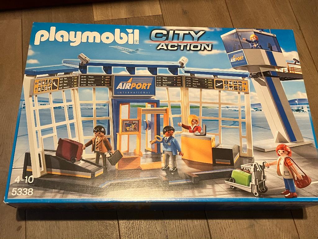 LOT PLAYMOBIL luchthaven - 3 sets, Enlèvement ou Envoi, Utilisé