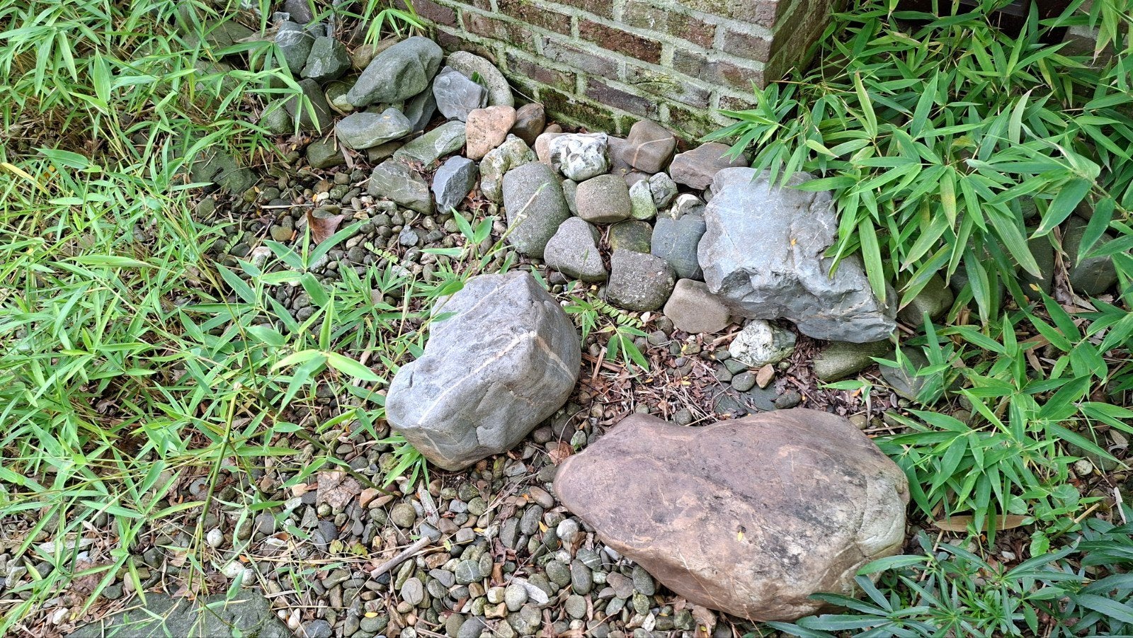 Vijverstenen/Sierstenen, Tuin en Terras, Ophalen, Gebruikt, Grijs, Kei