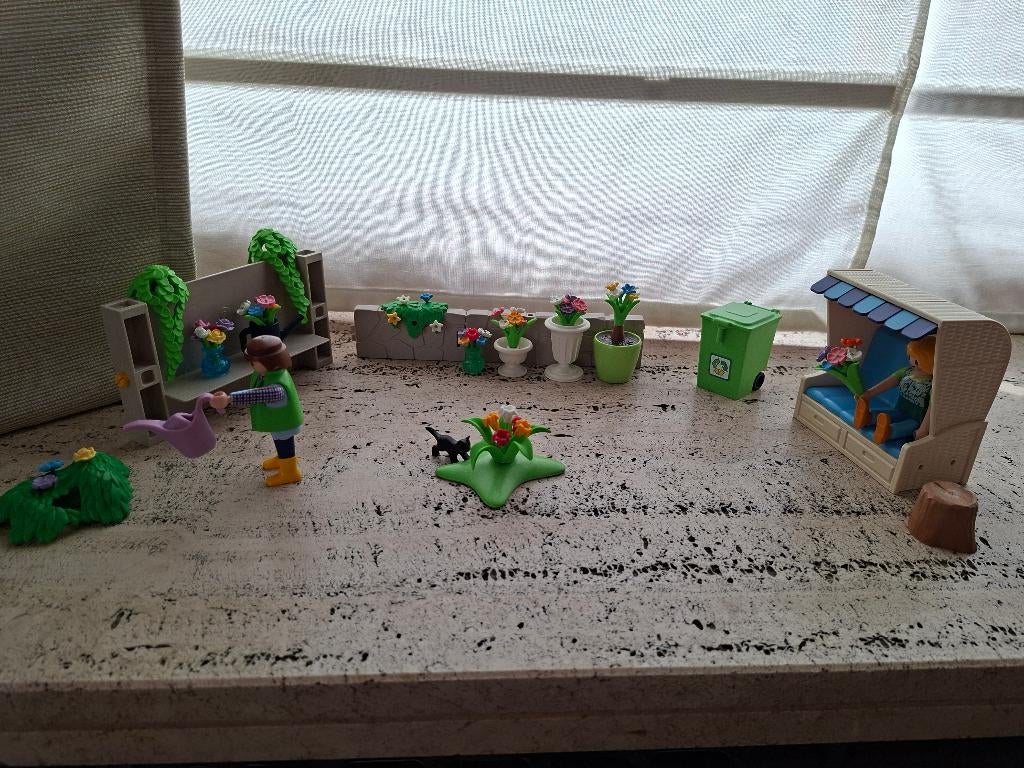 Playmobil bloemenwinkel, Ophalen, Gebruikt