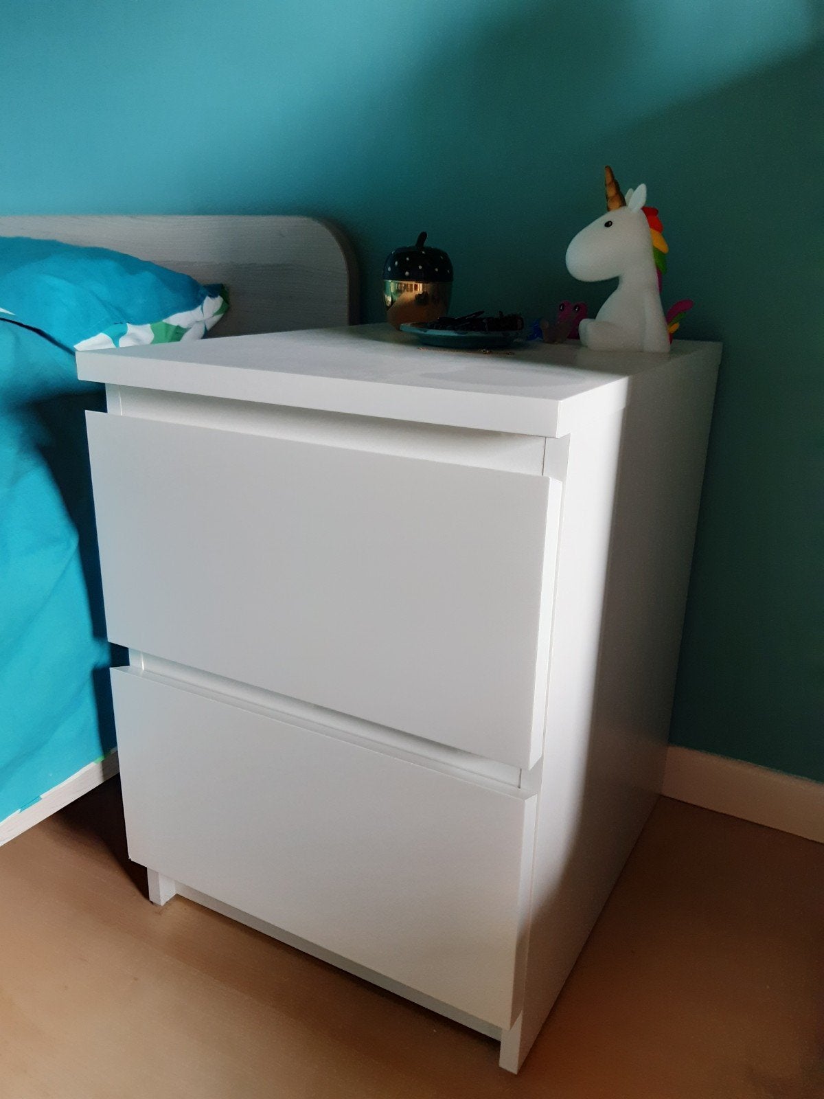 Nachtkastje (ikea Malm) - zo goed als nieuw, Ophalen, Minder dan 45 cm, 55 tot 70 cm, Zo goed als nieuw