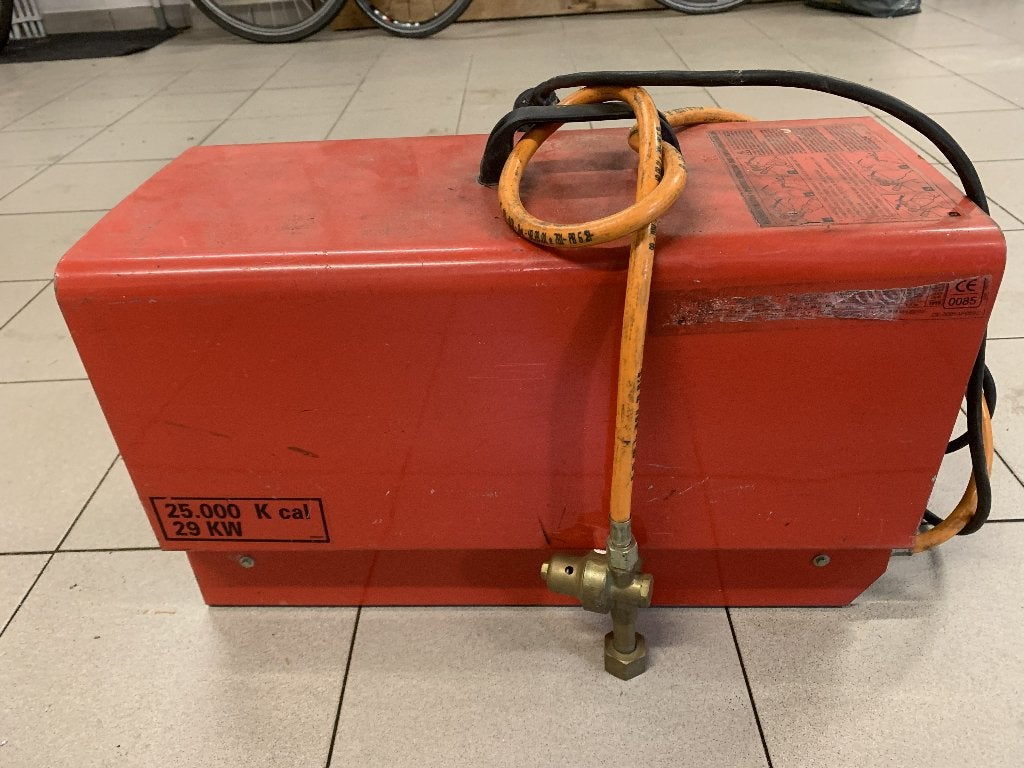 Warmelucht blazer, Ophalen, Gebruikt