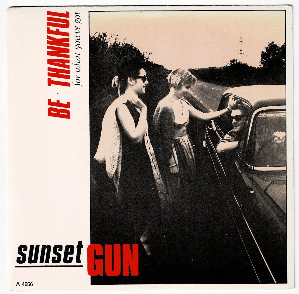 SUNSET GUN - Be thankful .../Can't cloud my view, 7 inch, Utilisé, Pop, Autres types