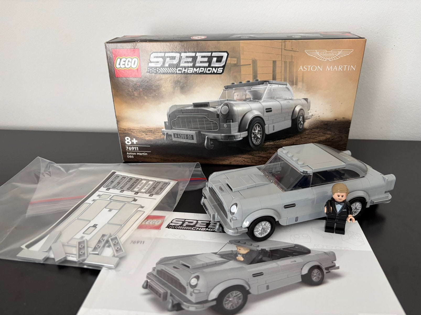 Lego Speed Chanpions Aston Martin DB5 76911, Lego, Zo goed als nieuw, Inclusief accessoires, Complete set